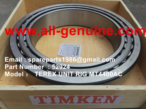 MT4400AC UNIT RIG TEREX 52924 BEARING TIMKEN MINING NHL DUMP TRUCK TR35 TR50 TR60 TR100 3305B 3305F 3303 3307 TR45 TR70