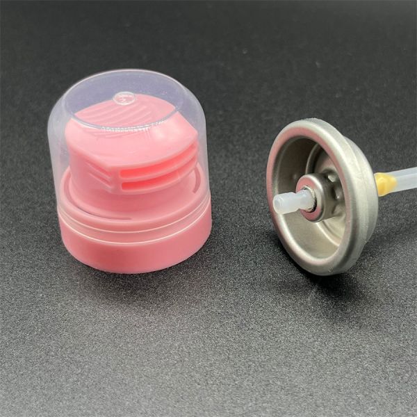 Premium Dry Shampoo Aerosol Valve Actuator with Ultra-Fine Mist and 360° Spray Function