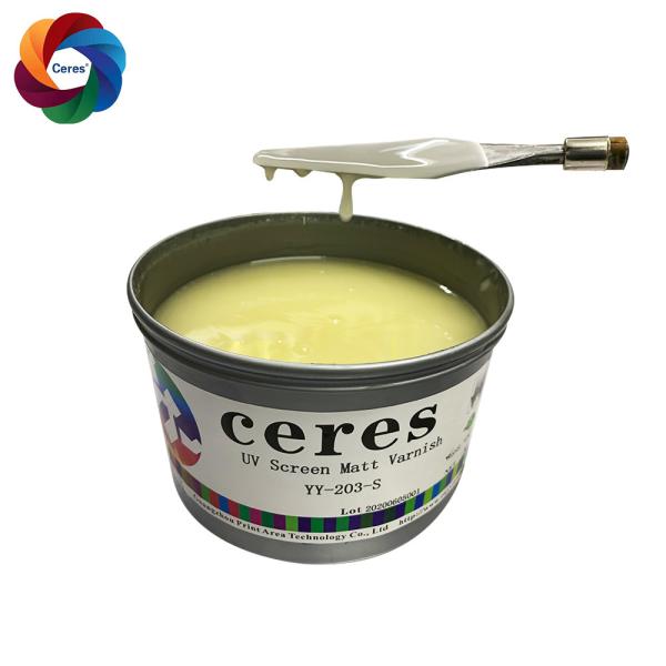 Vernis UV de Matt Offset Printing Chemicals Paper de compensation résistante op d'éraflure