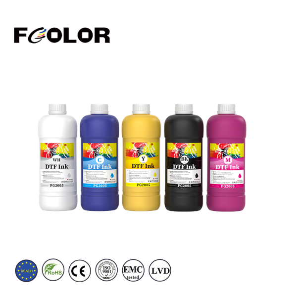Top-quality DTF Ink for Heat Transfer Printing, Offering Brilliant Colors and a Smooth Finish for Custom Apparel Designs.