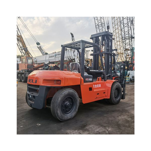 2012 Heli 10Ton Diesel Engine Forklift with 10000kg Capacity and Routine Fork Length