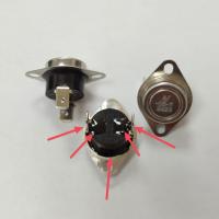 Restauração automática do termostato KSD301 impermeável para o fabricante de gelo nos iate