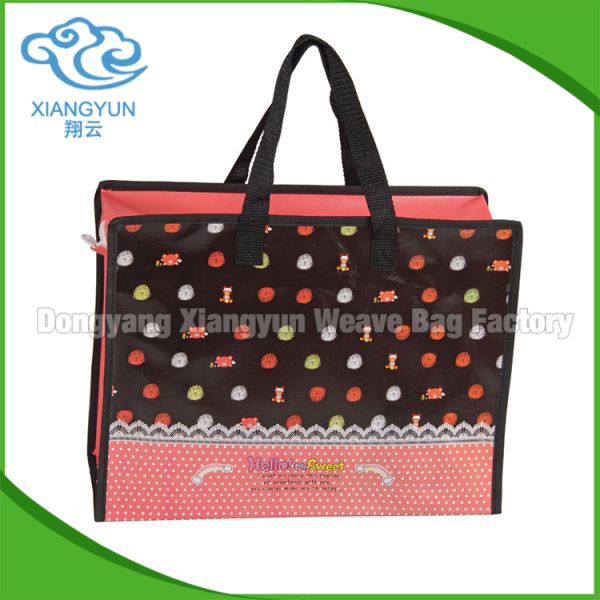 Printing Laminated Non Woven Fabric Shopping Bags Waterproof Non Woven Poly Bag