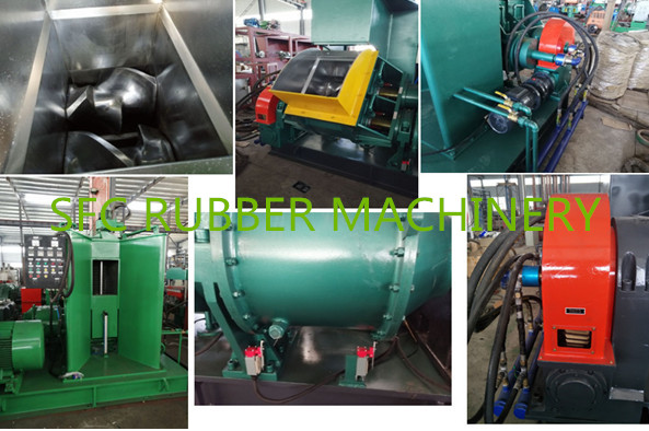 Машина 35L 55L 75L 110L тестомесилки рассеивания управлением PLC резиновая