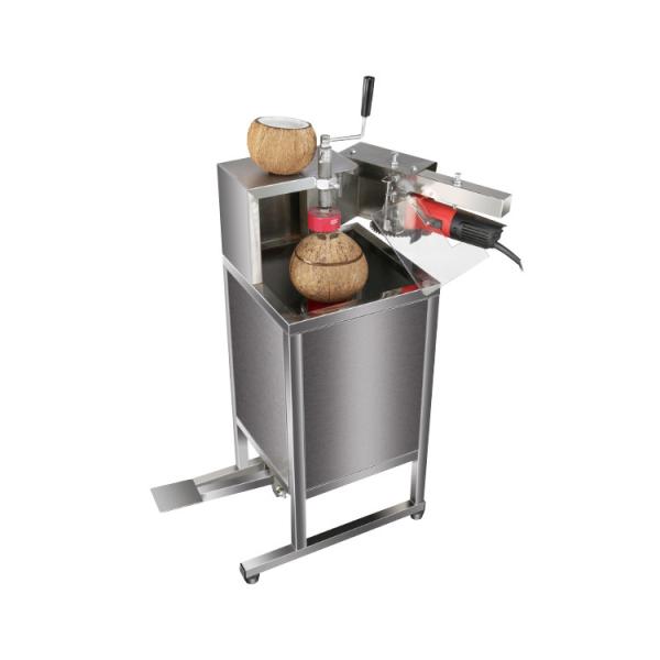 Factory direct sales coconut half machine/coconut shell cutting machine/green coconut splitting machine with 304 stainless steel
