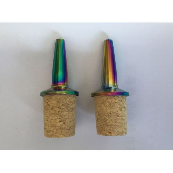 Factory Wholesale Stainless Steel Dasher Top with Cork/TPE Stopper for 20mm Ceramic/Glass Bottle