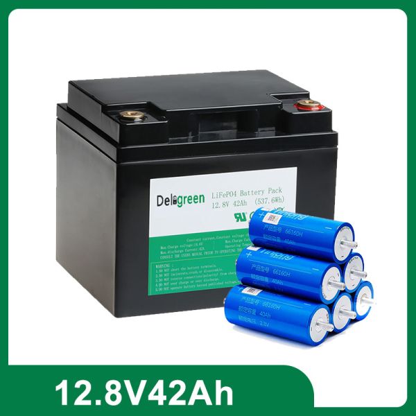 42AH 12V Lithium Iron Phosphate Battery with 2000 Cycles and Built-in BMS for Solar Systems
