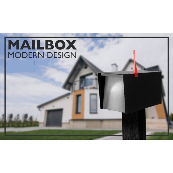 Противоржавеющая современный дизайн бордюровой почтовый ящик с магнитными дверями из нержавеющей стали