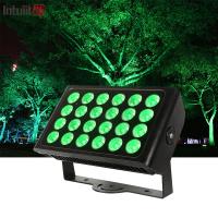 Waterproof 24pcs 160w LED Flood Light RGBW 4 In 1 City Color Light 24*10w Outdoor LED Wall Washer Stage Lights