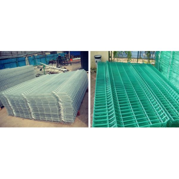 5ft Tall Pvc Coated Wire Fence , 8ft Wide Fence Panels