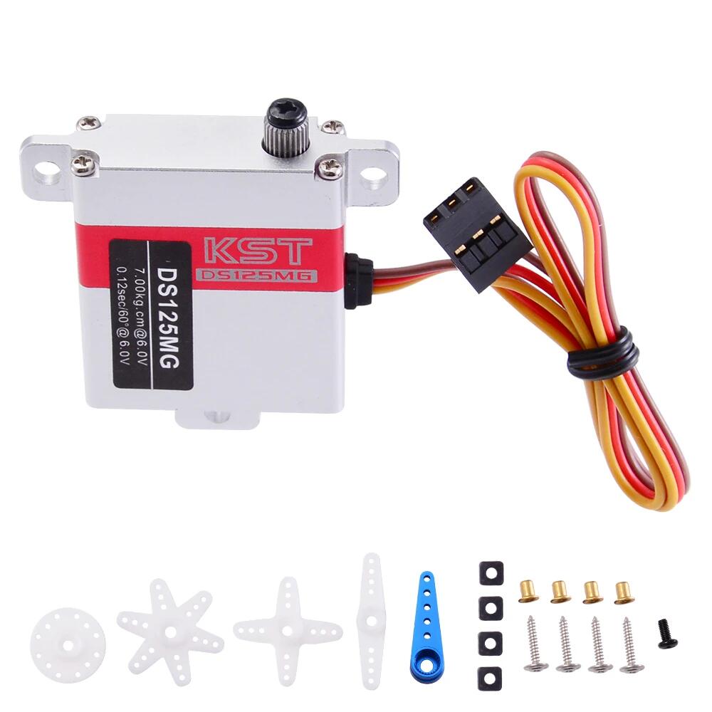 NEW KST DS125MG 7KG 6V High Torque Metal Gear Digital Servo Steel Tooth CNC Glider Fixed-wing FPV Drone UAV Helicopter Airplane
