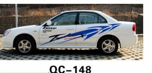 Car Decoration PVC Custom Car Sticker QC-148G
