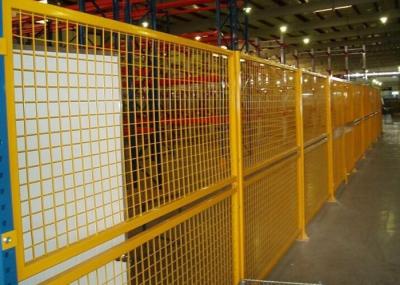 Indoor Warehouse Safety Fences , Security Steel Fencing 1.5-3m Width