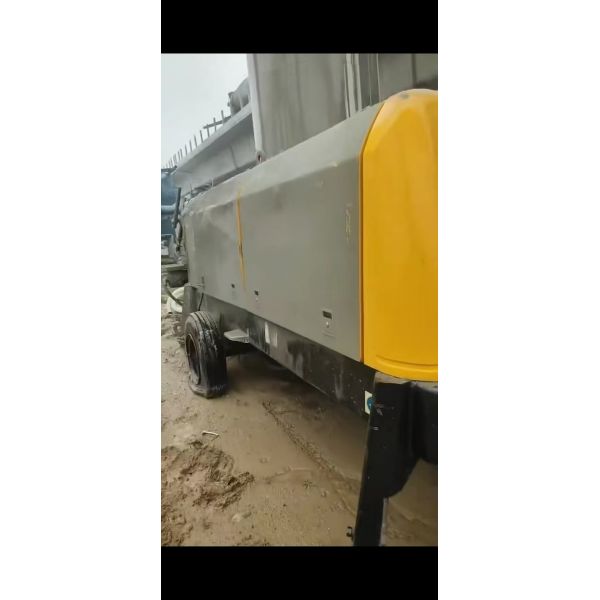 Used 2015 SANY HBT8016C-5 Electric Trailer Concrete Pump  | 85 m³/h output | 16 MPa