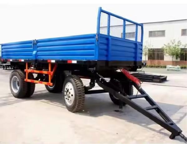 CIMC 1/ 2 Axle Steel Material Wall Side With Moving Turn Full Tractor Truck For Sale