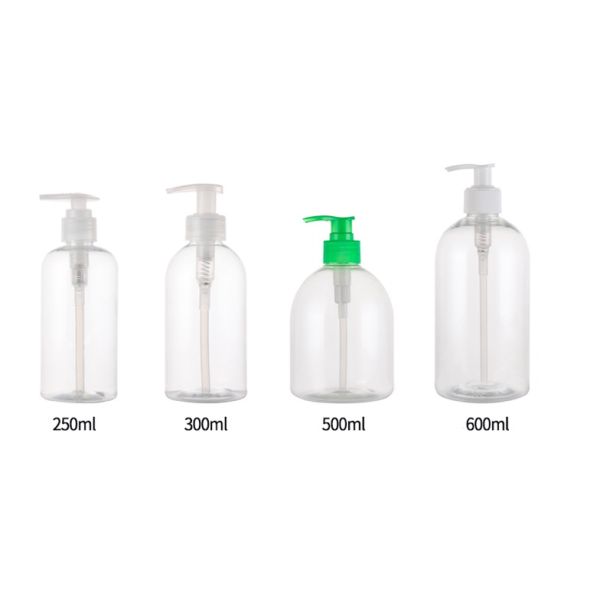 PET Recycled Shampoo Shower Gel Body Wash Plastic Bottle With Pump 30ml