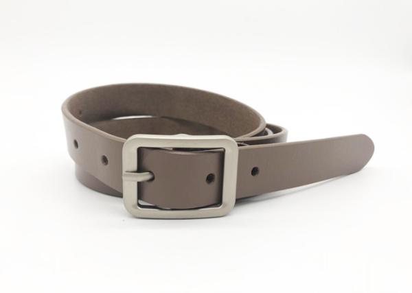 Women 'S Genuine Leather Casual Belt Adjustable Pin Buckle Wide 7/8”