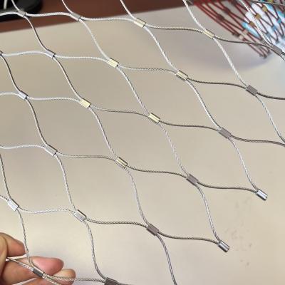 Réseau de câbles en acier inoxydable flexible anti-chute