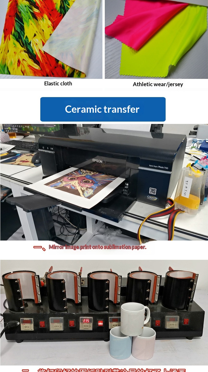 Special Black for Sublimation for for Clothing Transfer Printing Ace USD01/DSU01 Model