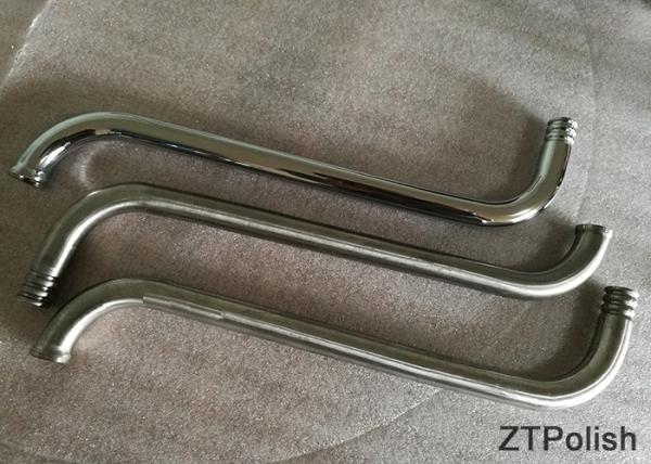 Stainless Steel Tube Polishing Machines , Curved Pipe Polishing Machine