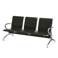 La poudre de attente de chaise de 3 Seater a enduit le matériel en acier pour l'école publique d'aéroport