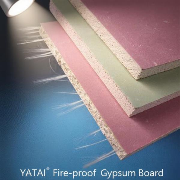 Moisture Resistant Gypsum Board Flame Resistant For Construction