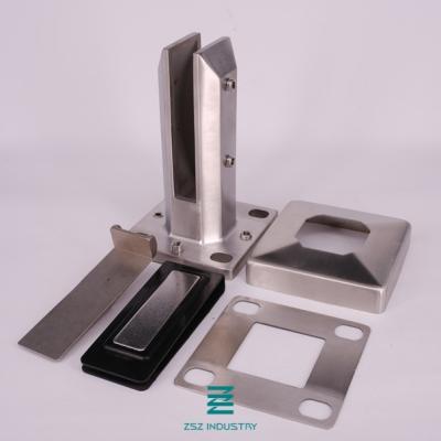 Satin / Mirror Finish Frameless Glass Spigots Stainless Steel 304/316/2205 Material