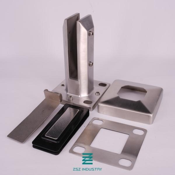 Satin / Mirror Finish Frameless Glass Spigots Stainless Steel 304/316/2205 Material