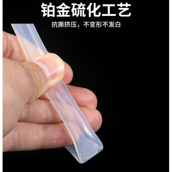 Food Grade 2mm Silicone Hose 7.5Mpa Tensile Strength