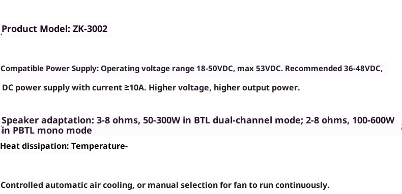 Original Brand 3002 Pure Post-stage Digital Power Amplifier Board High-power TPA3255 Stereo 300WX2 Bridge Mono 600W Model