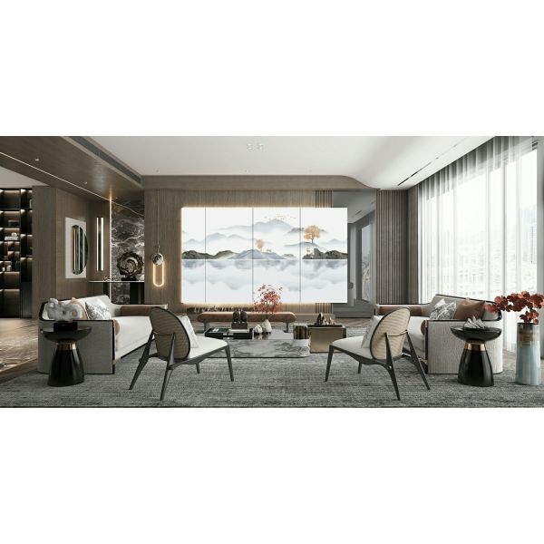 White 900x1800mm Polished Glazed Porcelain Tiles Non-Slip