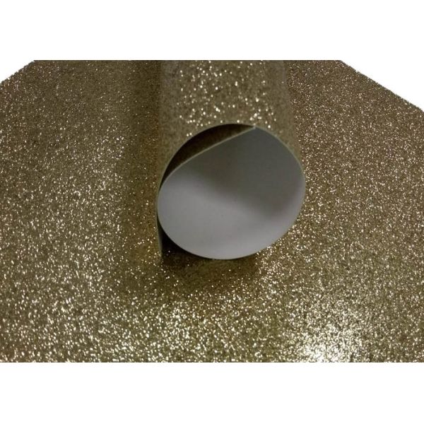 Festival KTV Wall Decor Gold Glitter Construction Paper Custom Sizes And Patterns