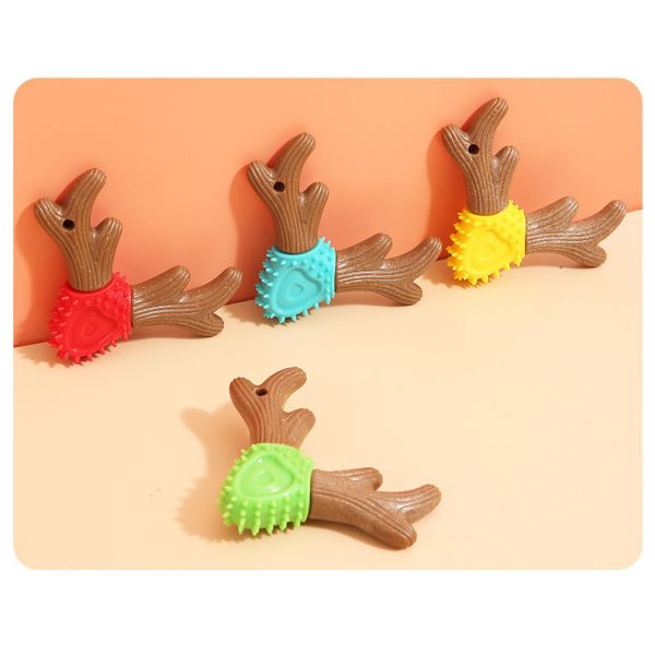 Juguete duradero para mascotas Juguete para masticar para limpiar los dientes