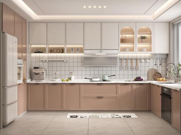 Proveedor de diseño de lujo para el hogar modular de gabinetes de cocina de alta calidad