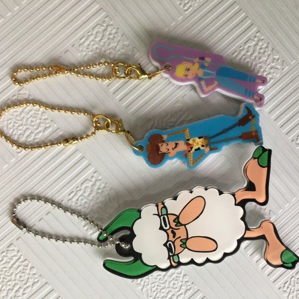 Personalized Custom Double-Sided Printing Clear Acrylic Anime Charm Keychain