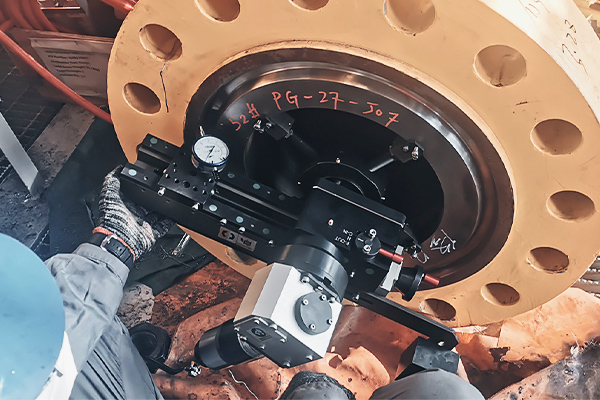 FI26 Internal Mount Portable Flange Facer with 120–700 mm Facing Diameter and Precision Cutting Performance
