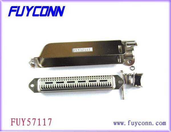 Tipo do homem do conector da tomada do conector IDC do Centronics do Pin do grau RJ21 64 de Amphenol 90