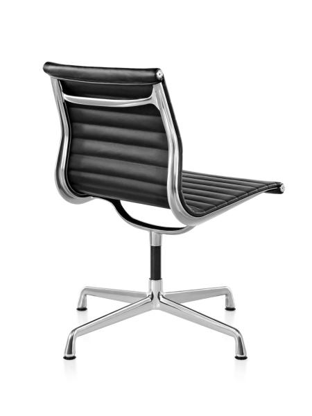 Swivel Tilt Low Back Charles Mesh Ribbed Office Chair Without Arms and Wheels