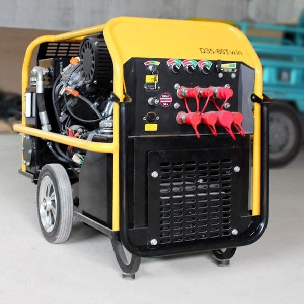 Unidade de energia hidráulica de diesel ou estação de gasolina de 13 CV com capacidade de tanque de combustível de 6,1 L
