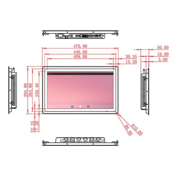 18.5-Inch Android Touch Panel For Logistics Solutions And Smart Retail Kiosks