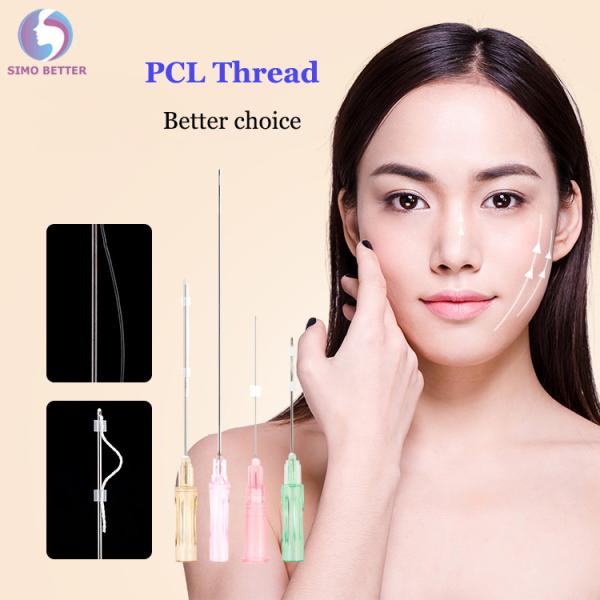 Sterile Needle Cosmetics Micro Cannulas Cog For Face Lift PCL 3d Meso Thread
