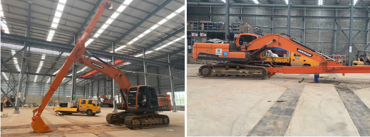 Excavator Extension Arm Telescopic Arm Extended Excavator Long Boom 12m 14m 15m 16m Two-section Telescopic Arm
