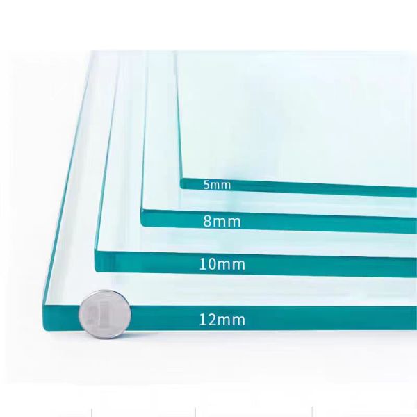 4mm 5mm 6mm Tempered Glass Sheet Chemcally Building Clear Float Toughened Glass