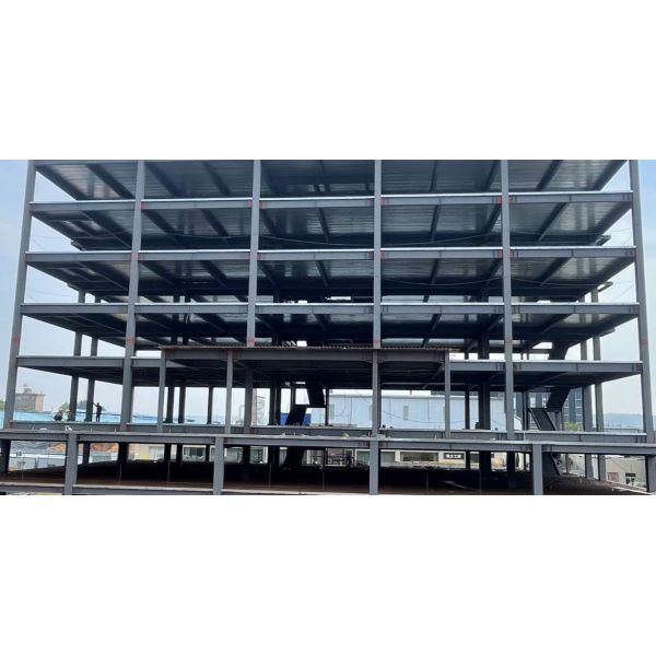 Bâtiments à plusieurs étages en acier industriel bâtiment d'appartements en acier sur mesure