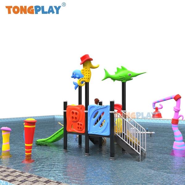 Équipement de parc aquatique en plastique, toboggan à eau moderne, jardin d'enfants, jouets en plastique
