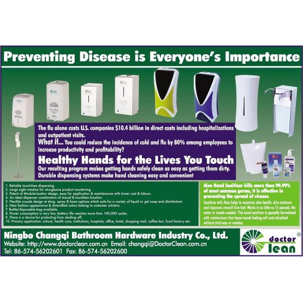 1000ml Plastic Manual Hand Soap Dispenser Hand Wash Sanitizer Antiseptic Disinfectant Dispenser For Personal Care