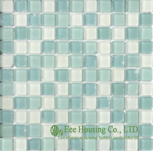 Home Decoration Glass Crystal Mosaic Tile For Bahroom,Kitchen Glass mosaic tiles For Sale