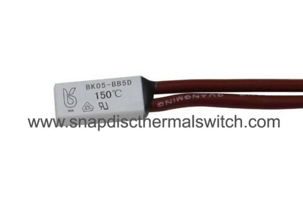 125 Deg C BK05-BB1D Thermal Cutoff Switch , Bimetal Temperature Switch