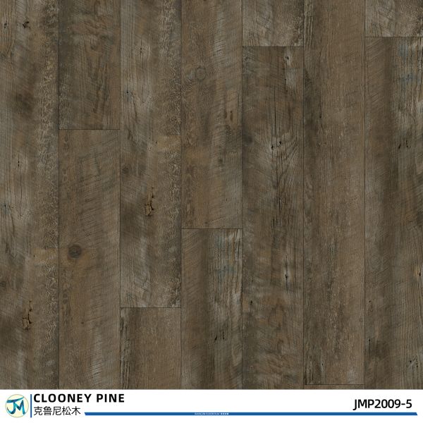 9mm 8mm 7mm SPC Pine Wood Flooring Plank Layered Structure