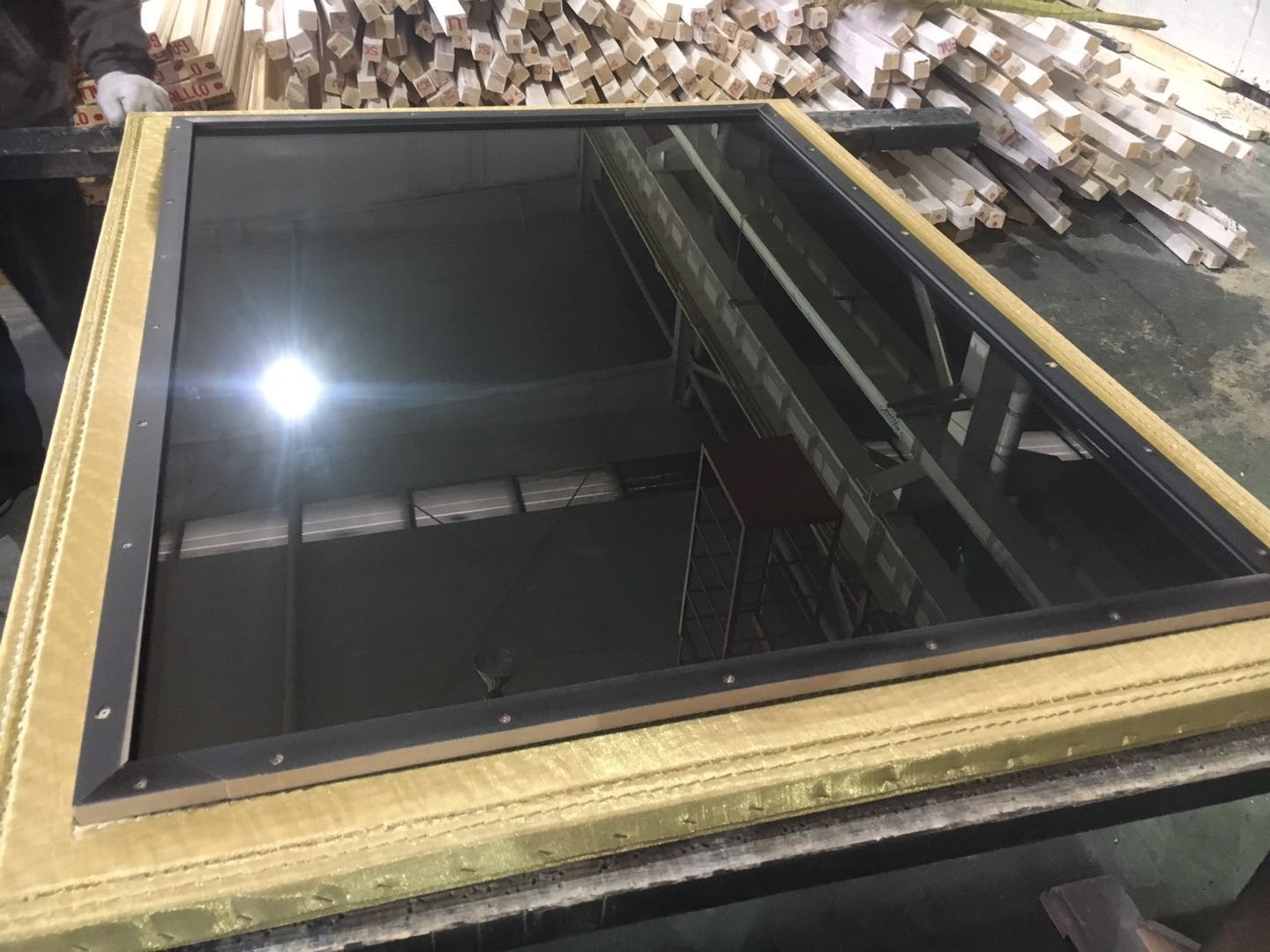 1,2 x 0.9m Rf защищали Windows для магниторезонансного воображения